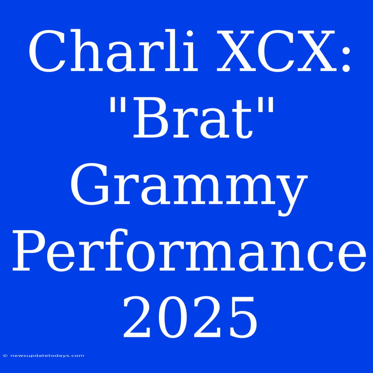 Charli XCX: 