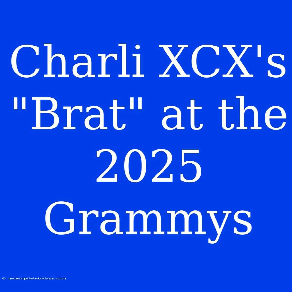 Charli XCX's 