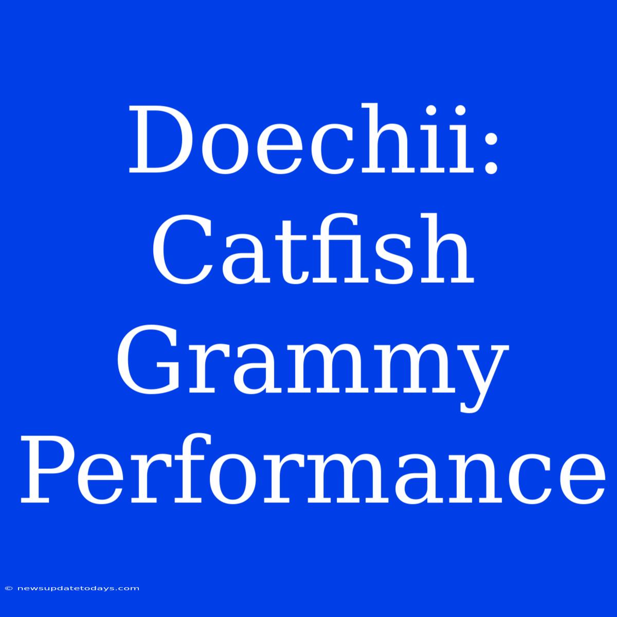 Doechii: Catfish Grammy Performance