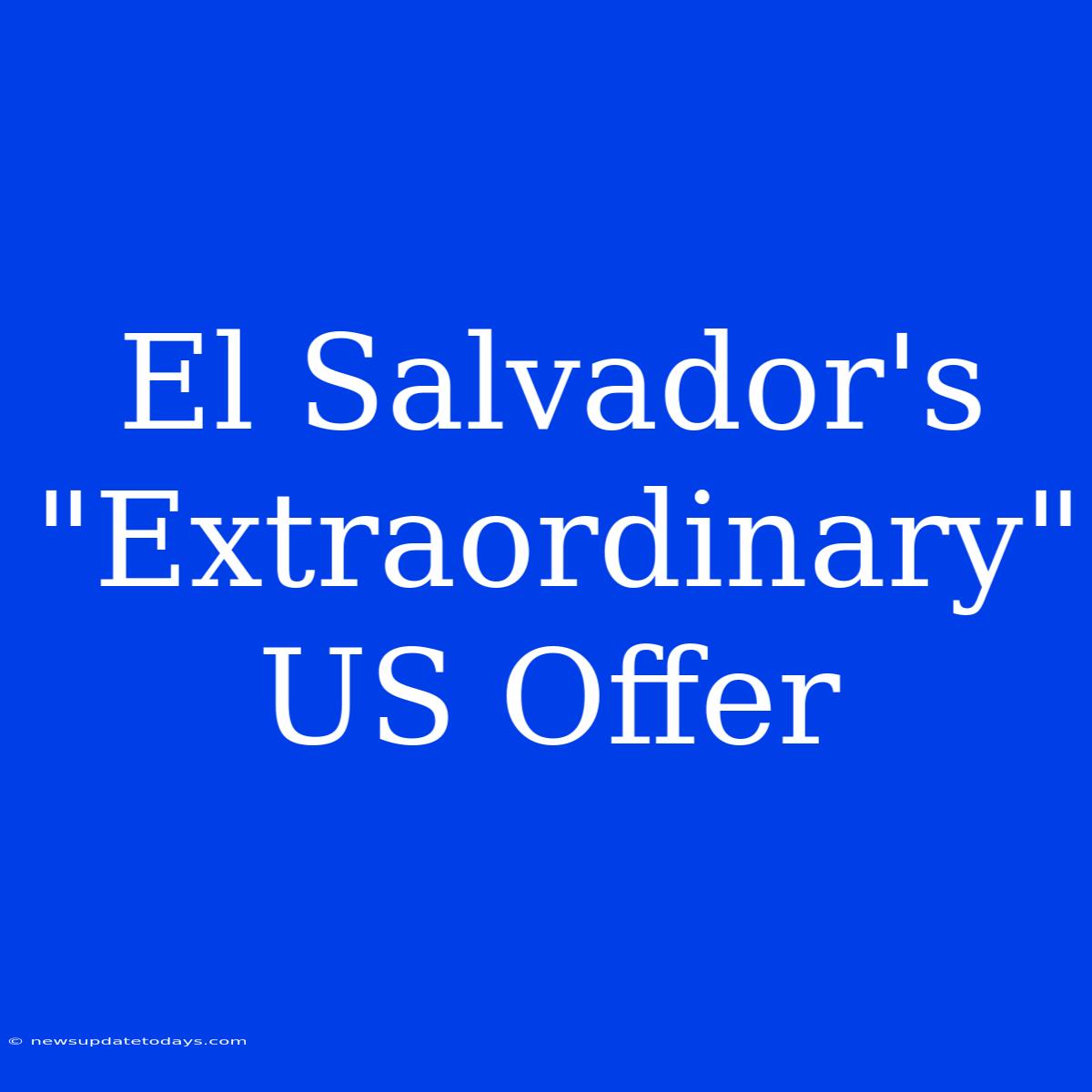 El Salvador's 