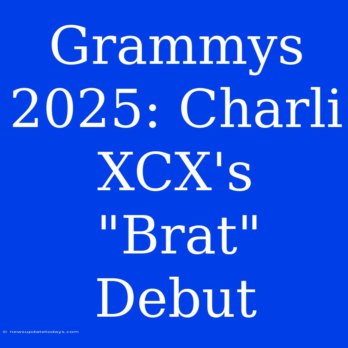 Grammys 2025: Charli XCX's 