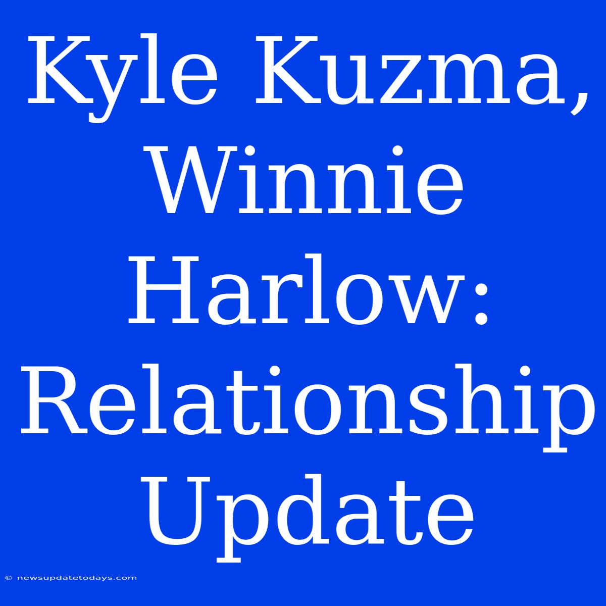 Kyle Kuzma, Winnie Harlow: Relationship Update