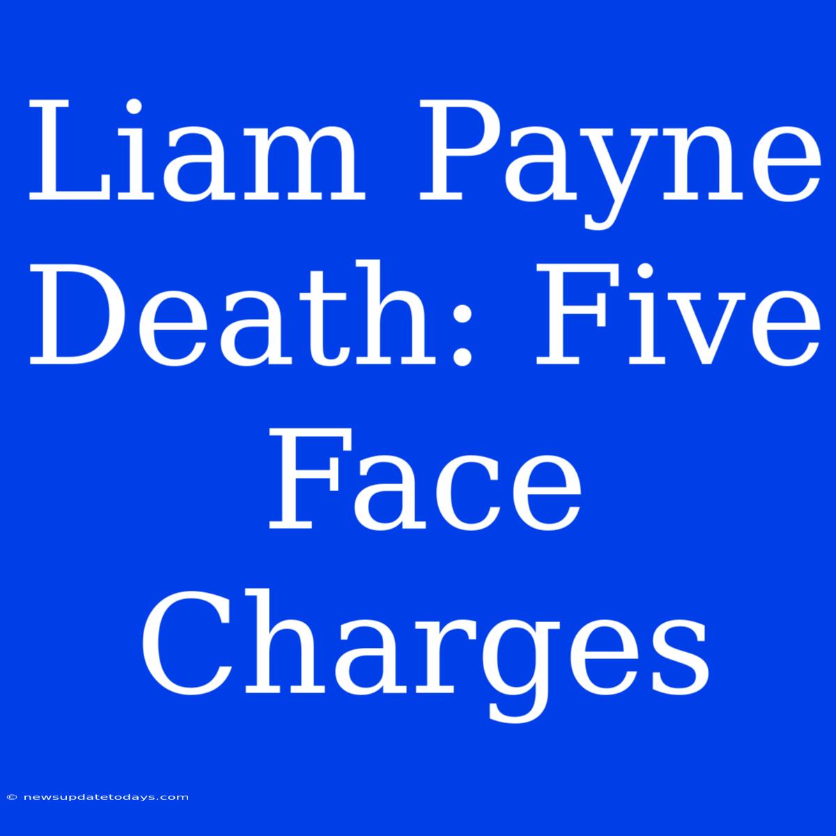 Liam Payne Death: Five Face Charges