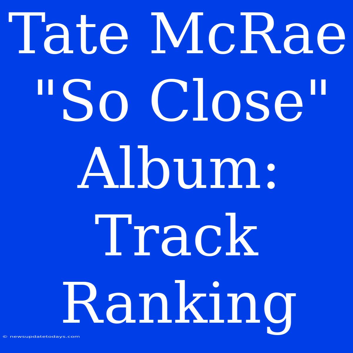 Tate McRae 