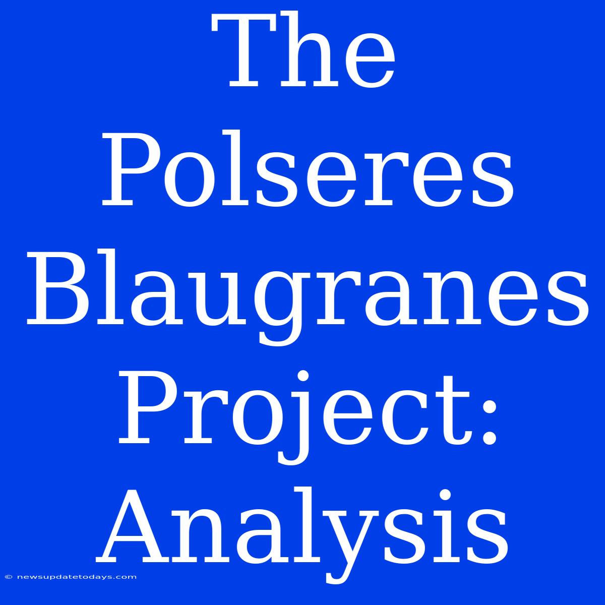 The Polseres Blaugranes Project: Analysis