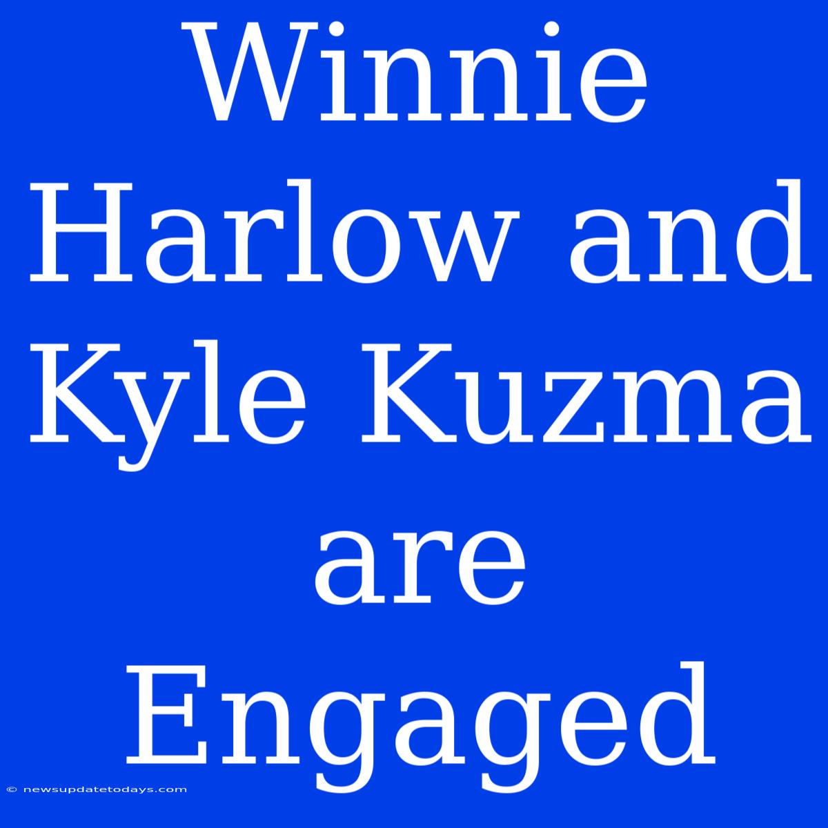 Winnie Harlow And Kyle Kuzma Are Engaged